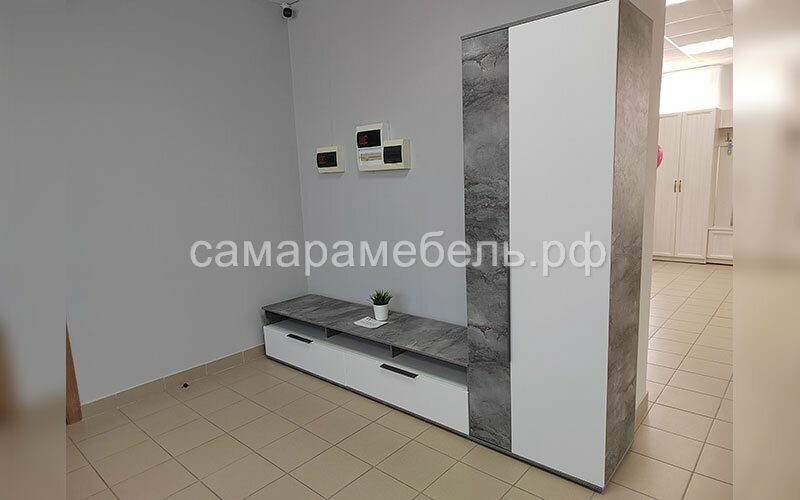 Гостиная «Моника» К2 айрон рок/белый лофт